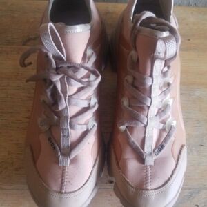 Dior Women’s Blush Pink Lace-Up Sneakers